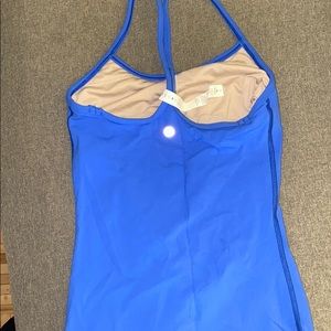Blue lululemon tank